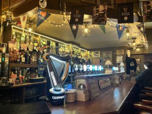 The main bar in The Christchurch Inn