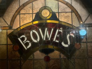 Bowes stained glass window
