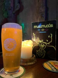 A pint of Rye River at Mema's