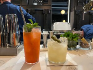 Lovely cocktails at The Sackville