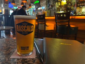 A pint of Rascals Sidekick at TP Smiths