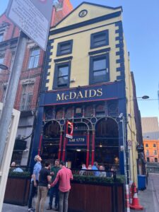 Outside McDaid's