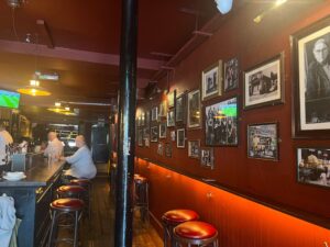 A view into Harty's Bar