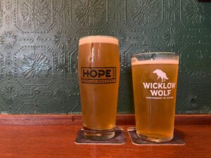 Pints of Hope and Wicklow Wolf at Jack O'Rourke's