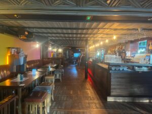 Inside one end of The Bernard Shaw