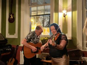 Martin and Eliza Carthy at The Hut