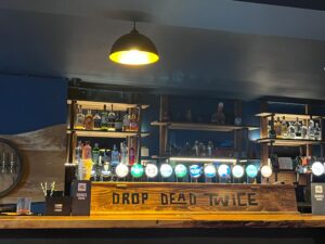 The bar at Drop Dead Twice