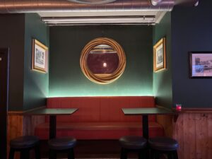 A cosy seating area at Lynott's